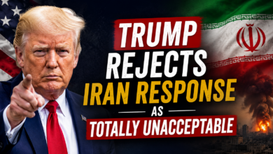 Trump Rejects Iran Response as Totally Unacceptable